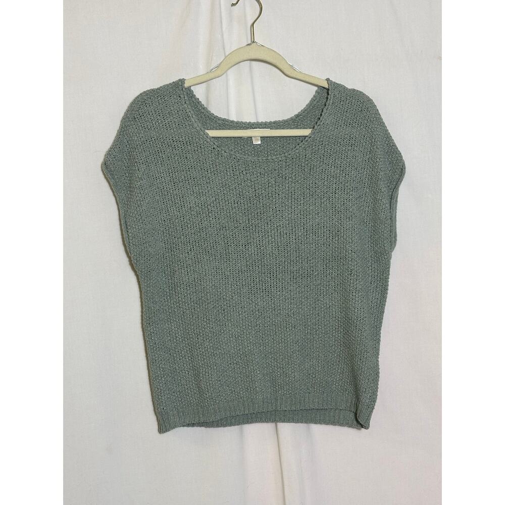 Sage Green Knit Sweater Vest Top – Size Medium